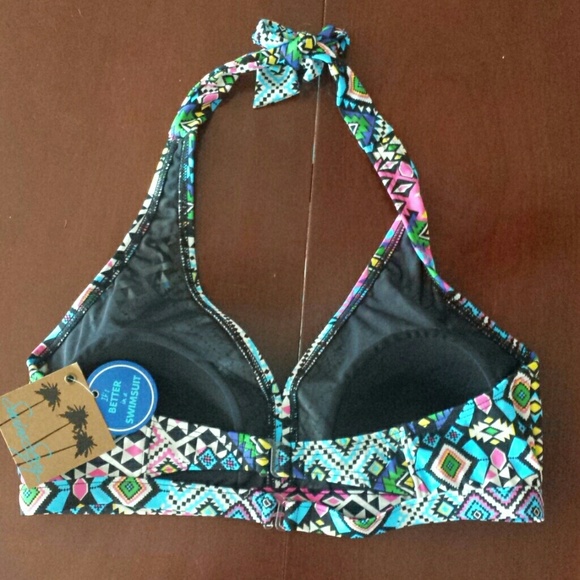 NWT Swimsuitsforall Halter Swim Top - Picture 3 of 4