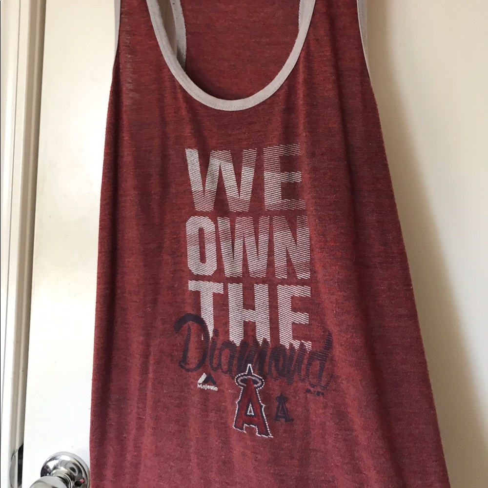 Angels baseball tank top