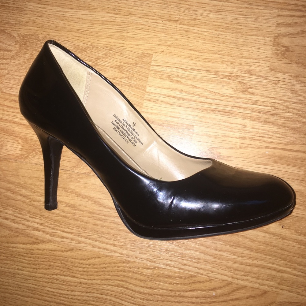 Merona black heels