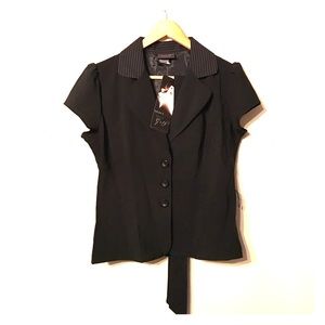 Heavy Red Sort Determine Short Sleeve Jacket