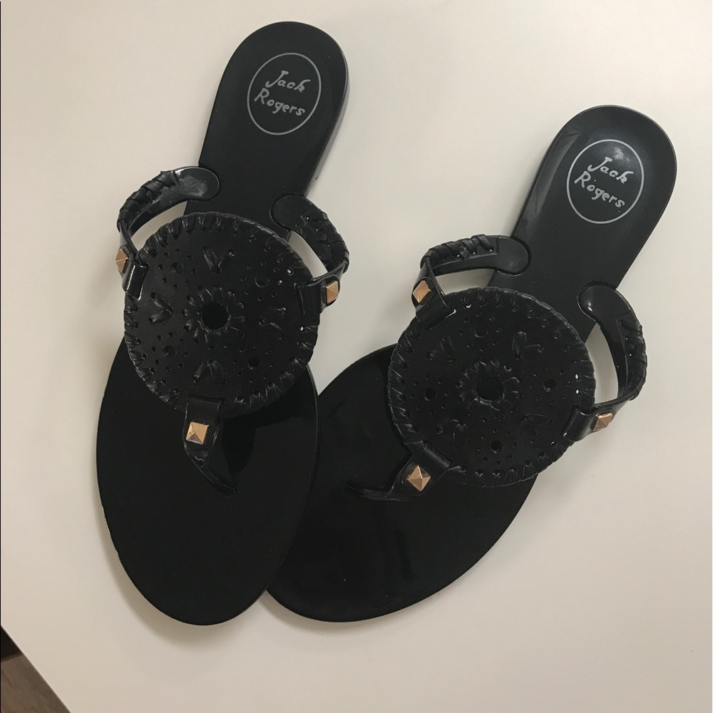 Jack Rogers Black Sandals