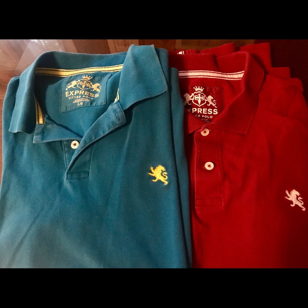 Two Express collared t-shirts - Picture 2 of 3