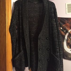 Black Long Sleeve Cardigan