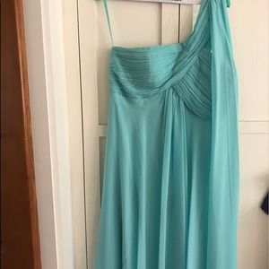 One Shoulder Evening Dress