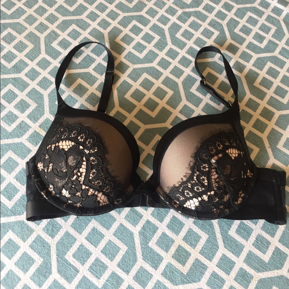 Victoria's Secret black lace bra