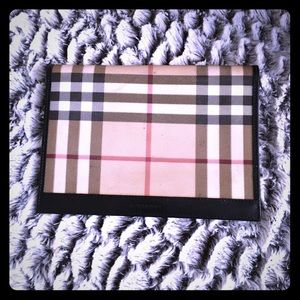 Original Burberry passport holder. 5"X 7"