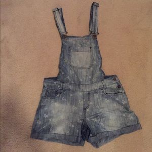 Denim overalls