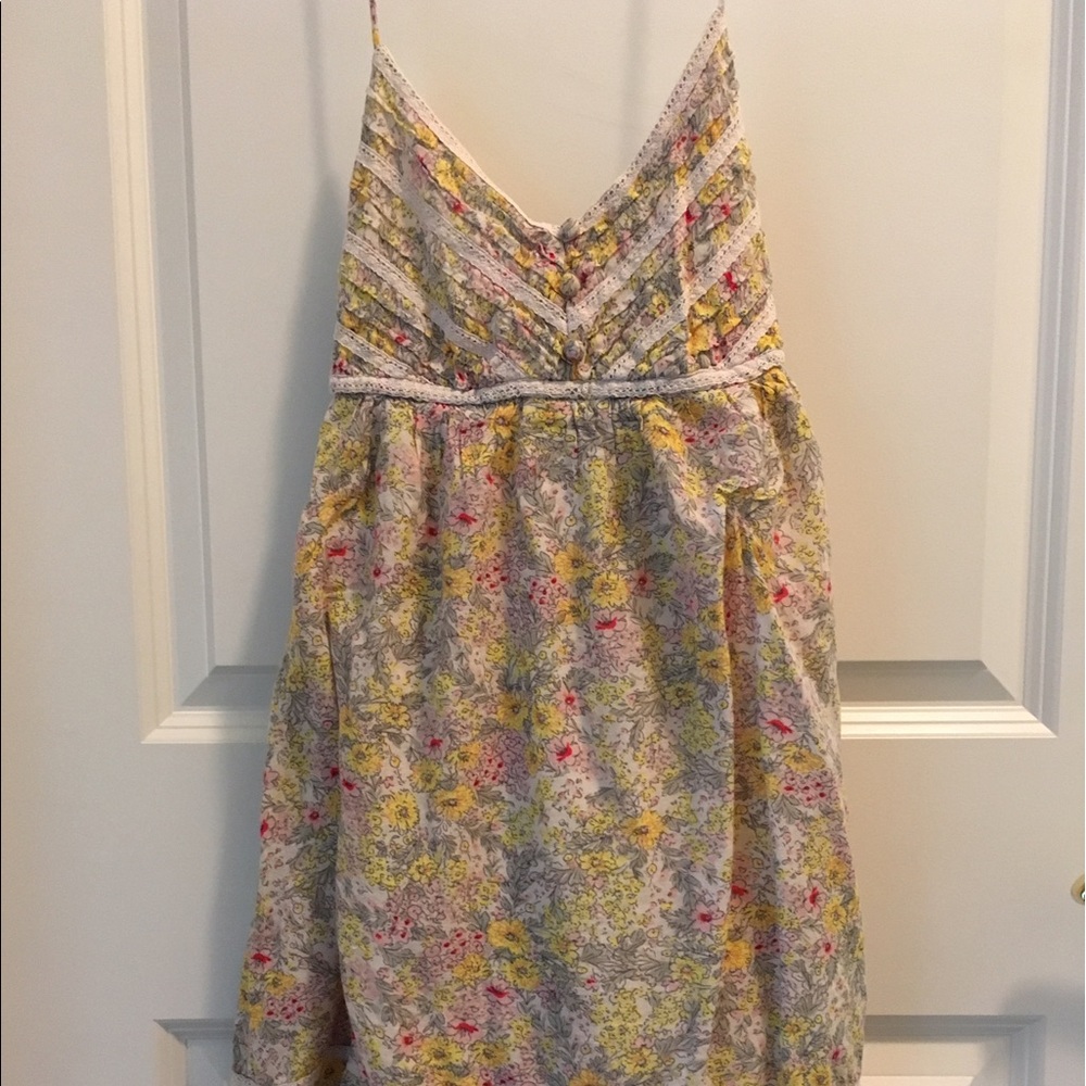 🌸flowery print halter mini dress🌸