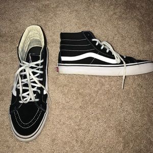 Almost brand new sk8 vans