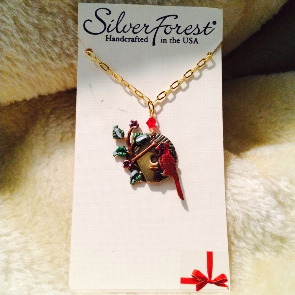 SILVER FOREST Brand Cardinal Necklace