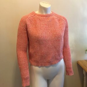 American Apparal cropped crew neck knitted sweater