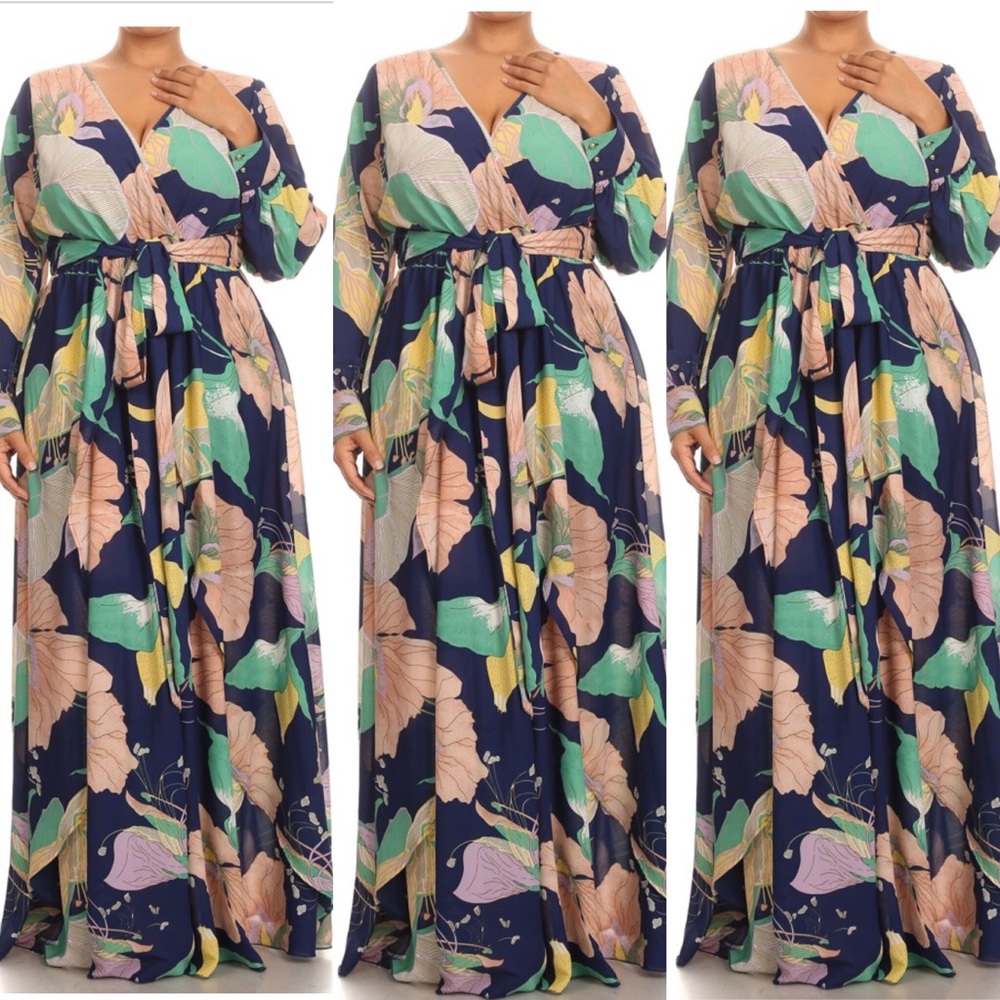 Plus size Floral Maxi 😍😍😍