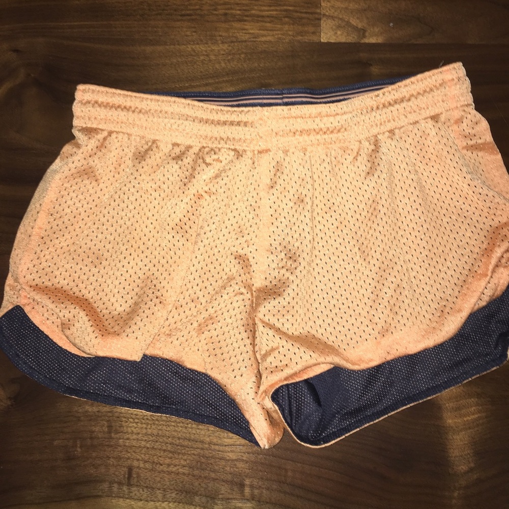 Orange Nike Running Shorts