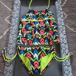 Justice girls ruffle tankini