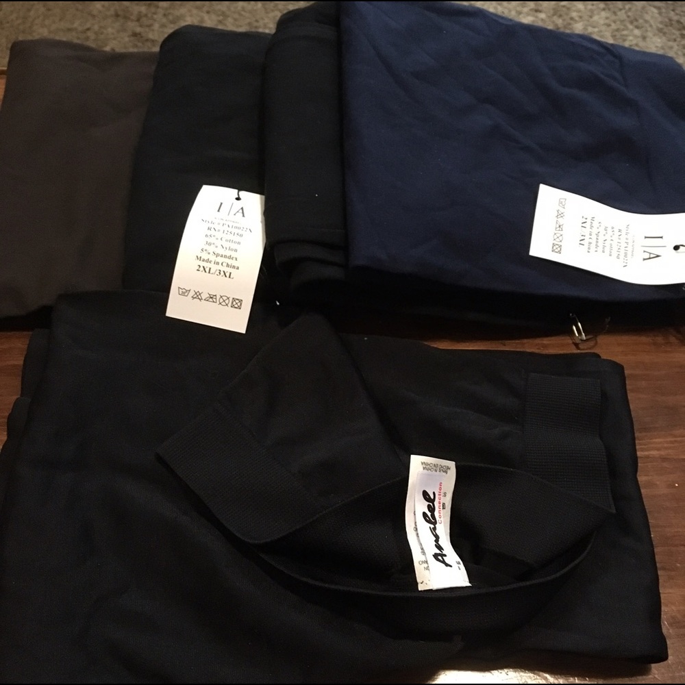 5 pairs of leggings