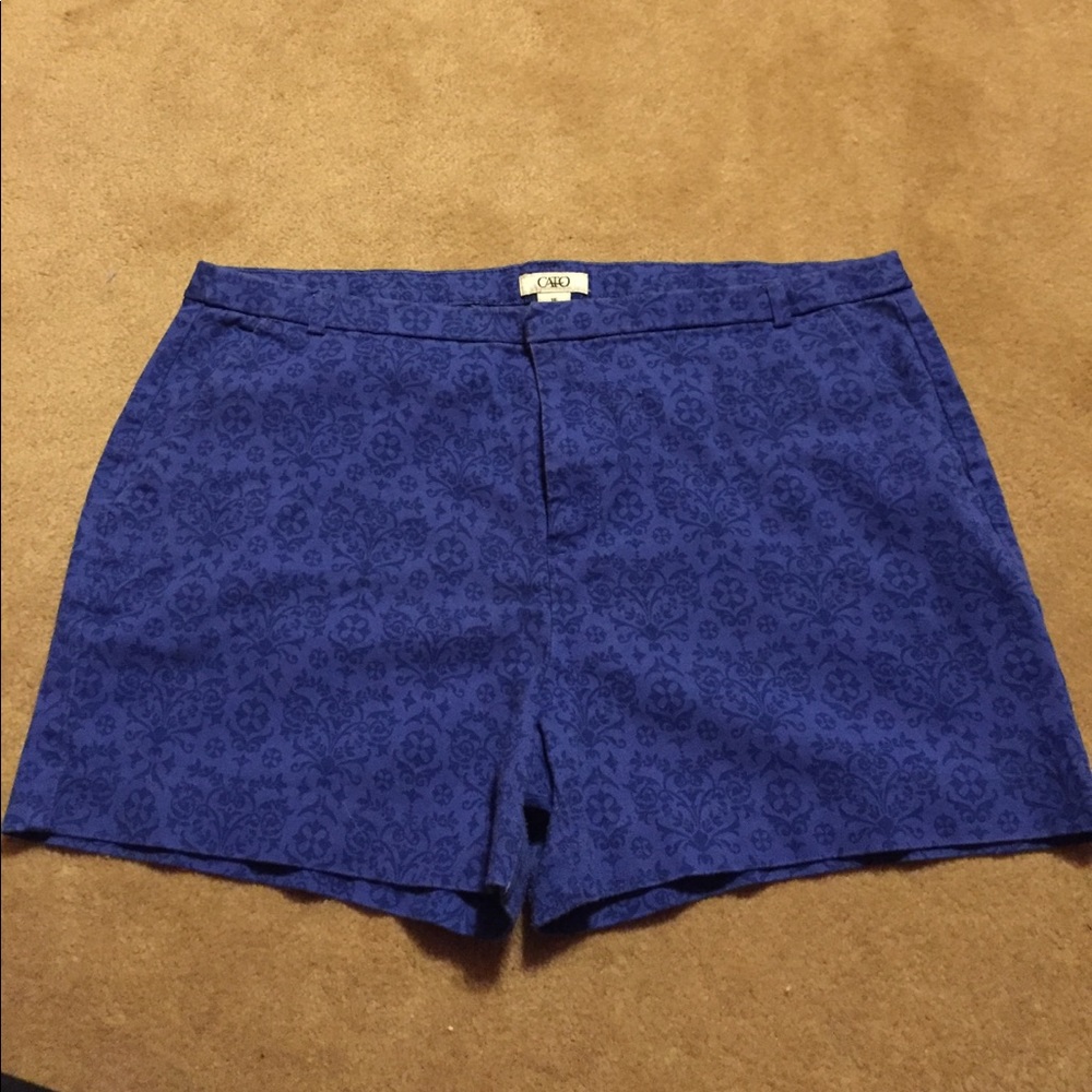 💙 Cato Shorts, blue w/ dark blue detailing, 16