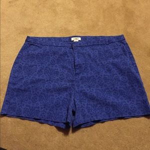 💙 Cato Shorts, blue w/ dark blue detailing, 16