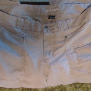 Lane Bryant tan cargo capris
