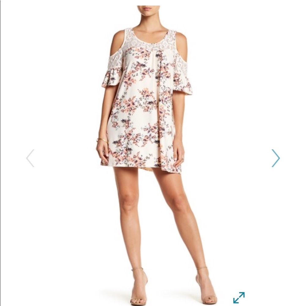 BeBop cold shoulder dress