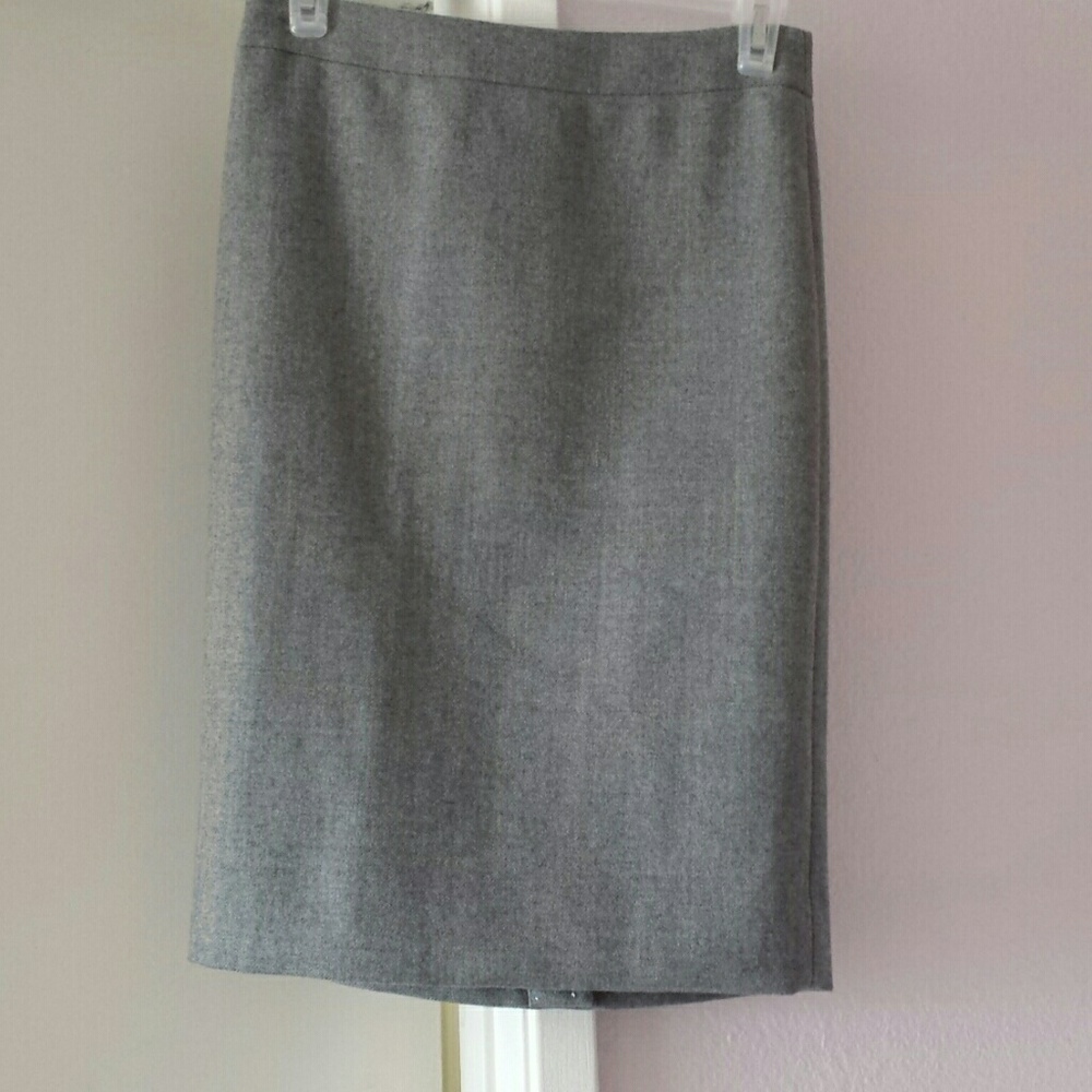 Grey JCREW  pencil skirt