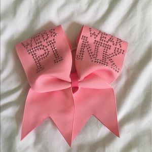 On Wednesdays We Wear Pink Cheer Bow