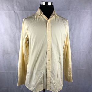Tommy Hilfiger Men's Slim Fit Light Yellow Shirt