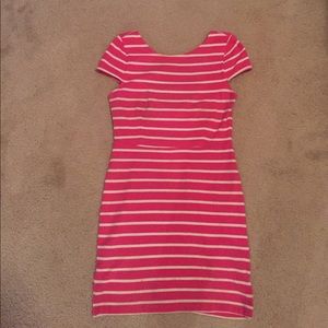 Striped pink dress