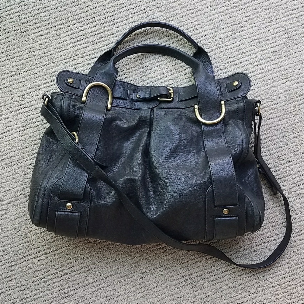 Kooba black leather handbag