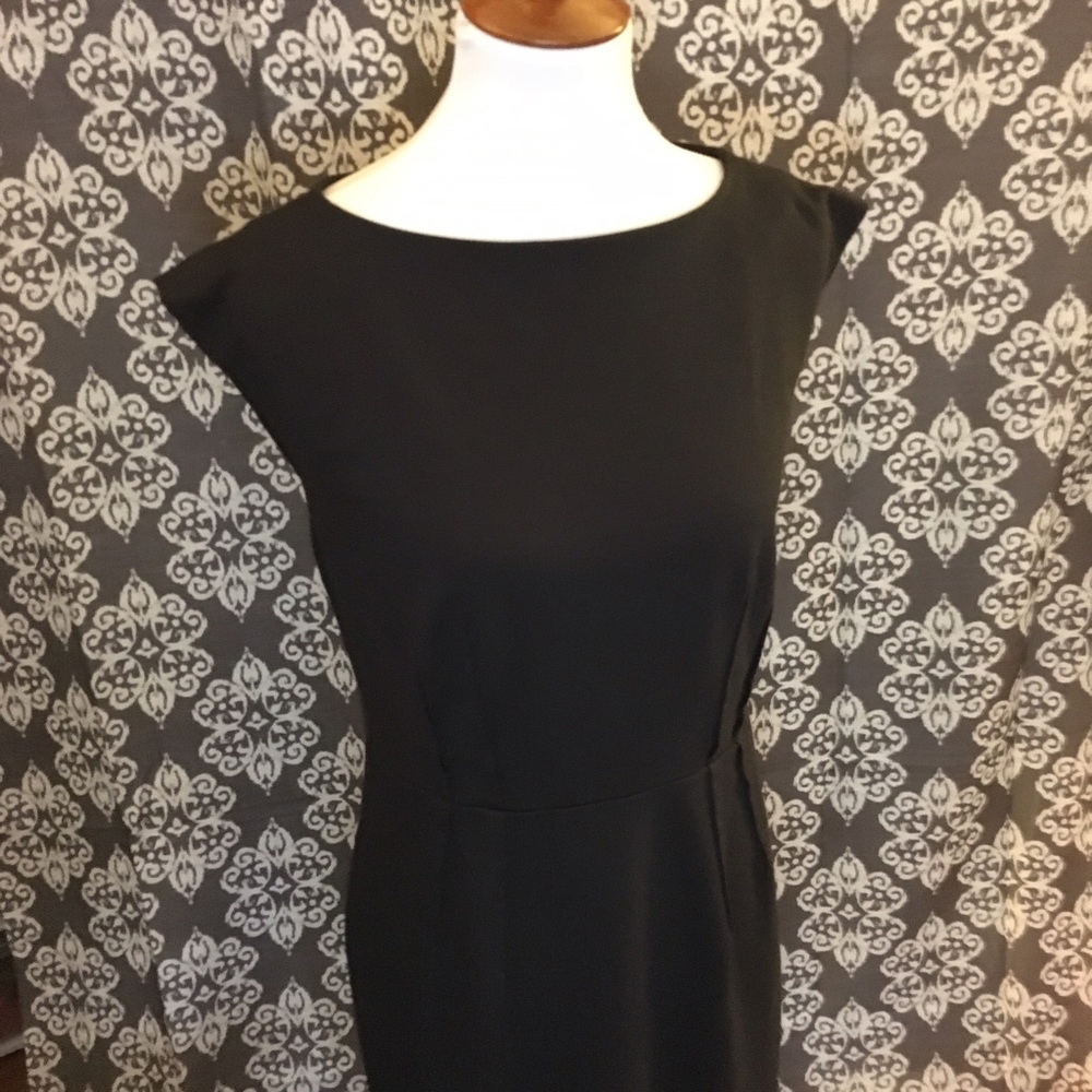 LOFT sleeveless dress with exposed zipper