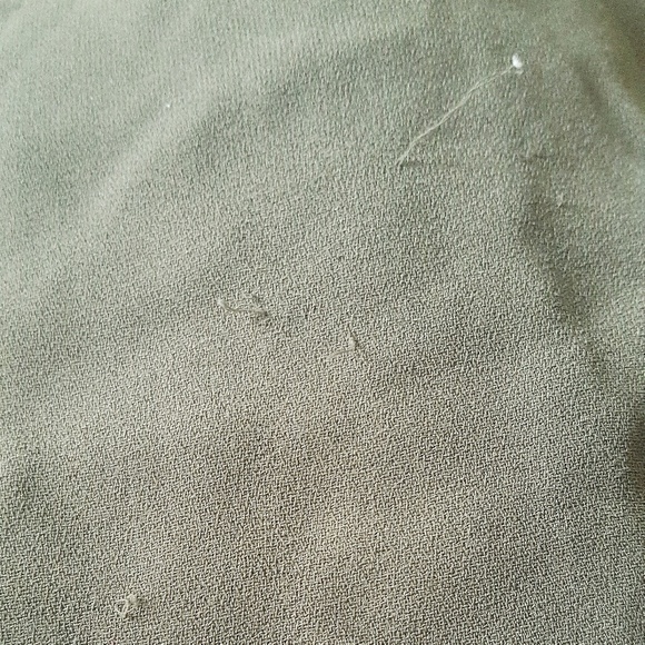 JAPNA olive green sleeveless top with slit back - Picture 5 of 5