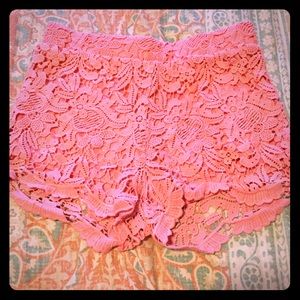Crochet shorts