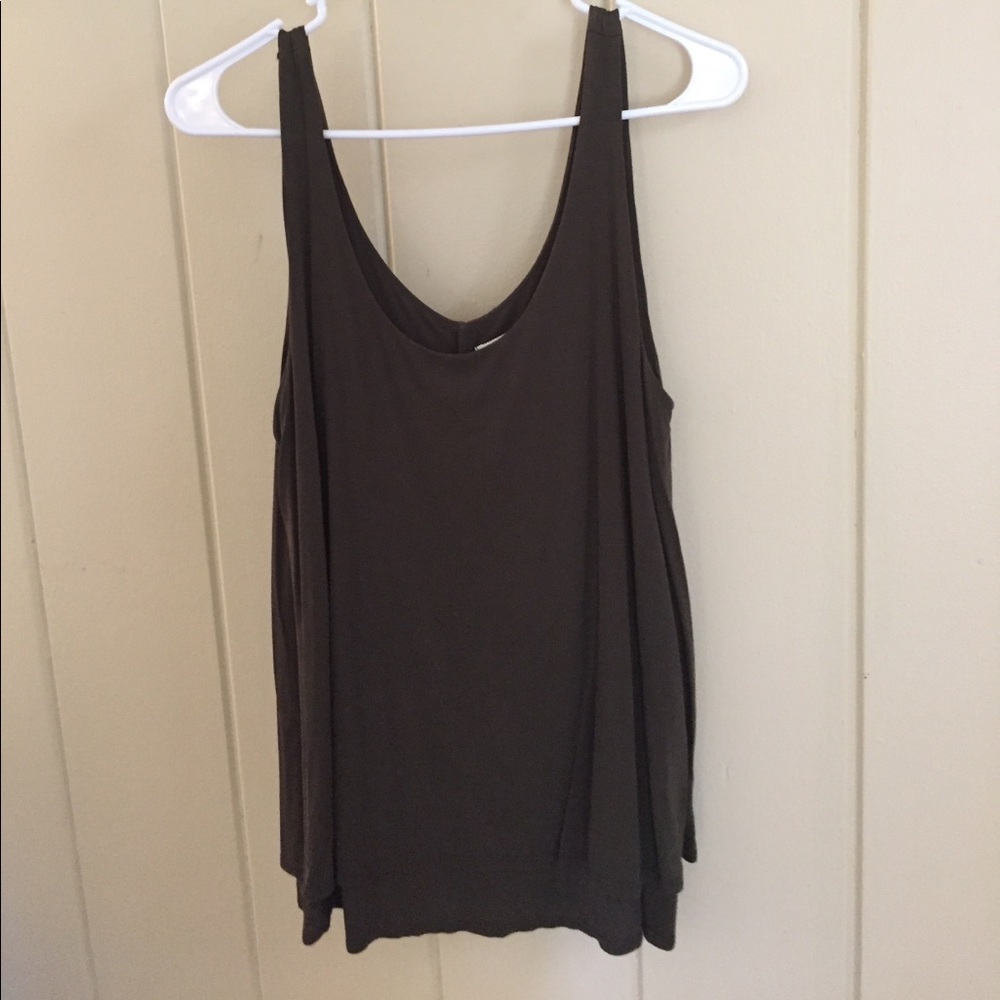 Olive Green layered tank