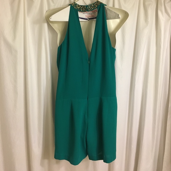 Guess Marciano green romper embellished small 4 - Picture 3 of 3