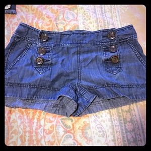 Express jean shorts