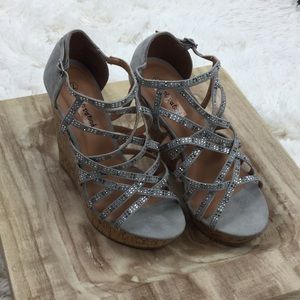 Not rated Grey Wedges size 7
