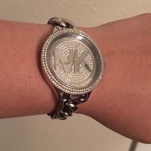 Michael KORS stainless steel chain bracelet watch