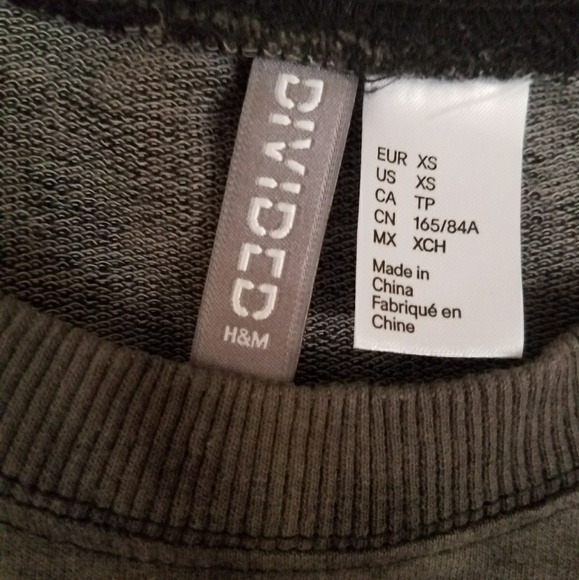 ⬛NWT HM Divided Grey Tiedye Sleeveless Top XS Goth - Picture 2 of 8