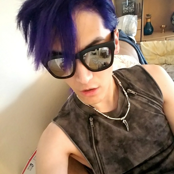 ⬛NWT HM Divided Grey Tiedye Sleeveless Top XS Goth - Picture 8 of 8