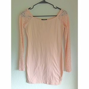 Blush Pink Bodycon Forever 21 Dress