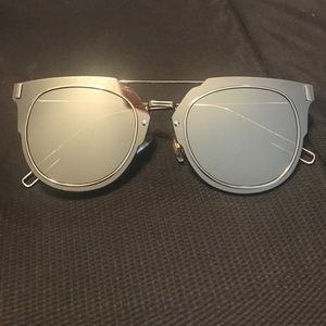 Reflective Sunglasses in Silver