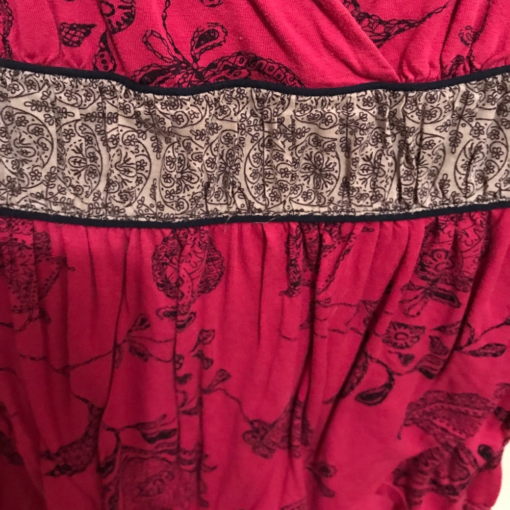 Anthropologie Ric Rac Flower Top - Picture 3 of 4