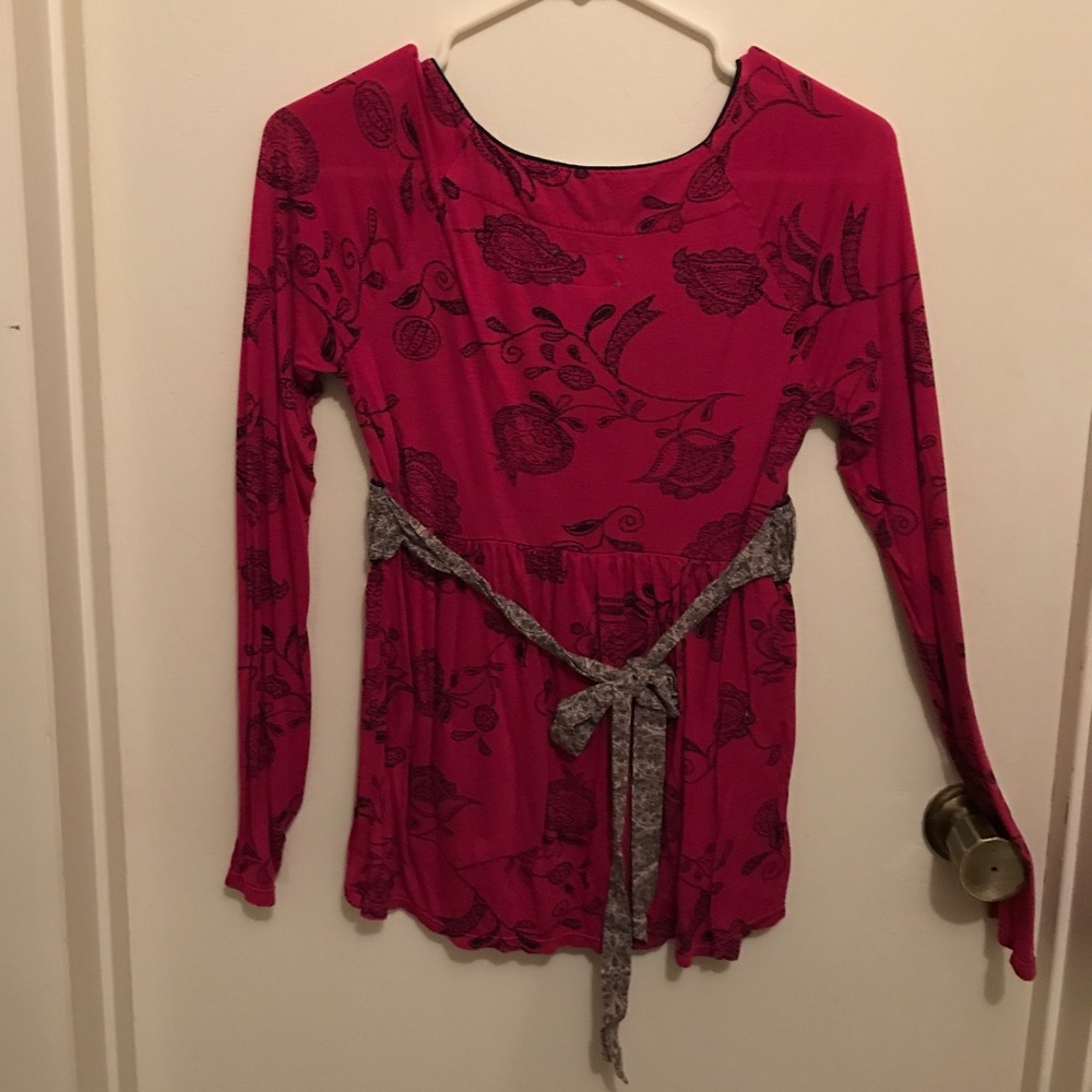Anthropologie Ric Rac Flower Top - Picture 4 of 4