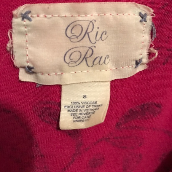 Anthropologie Ric Rac Flower Top - Picture 2 of 4