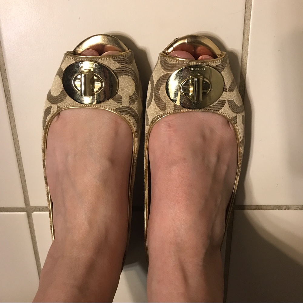 Coach Op Art Christina Flats
