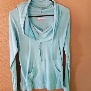 Columbia hoodie cowl neck