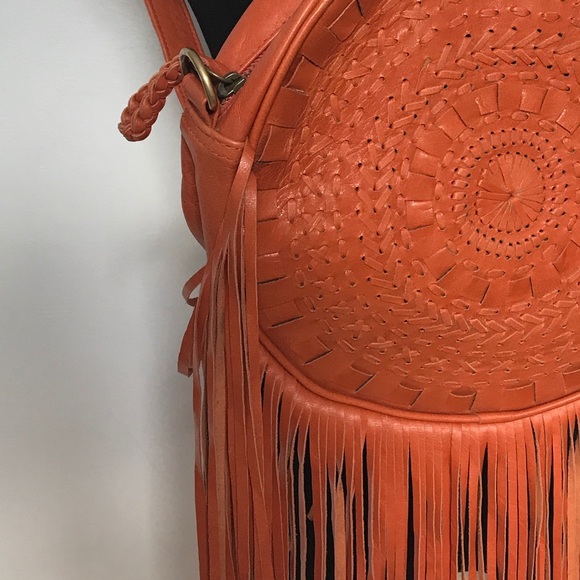 Vintage Bags - 100% Leather Fringe Back Pack Vintage Bags - 100% Leather Fringe Back Pack