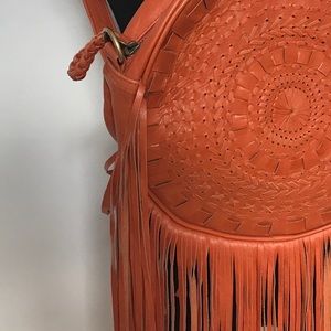 Vintage Bags - 100% Leather Fringe Back Pack Vintage Bags - 100% Leather Fringe Back Pack