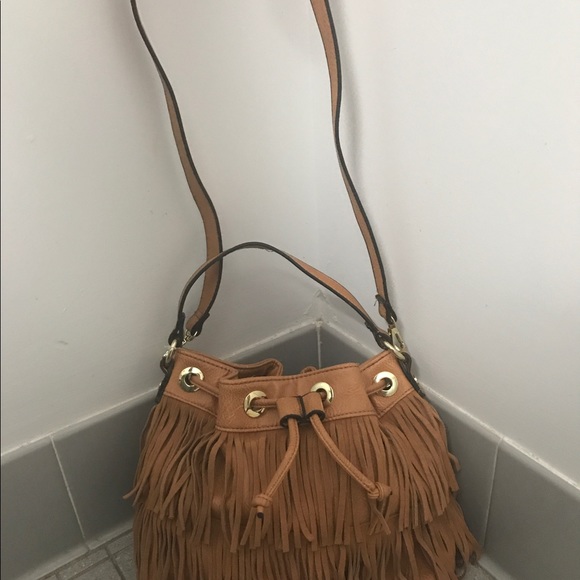 Brown drawstring brown bag - Picture 5 of 5