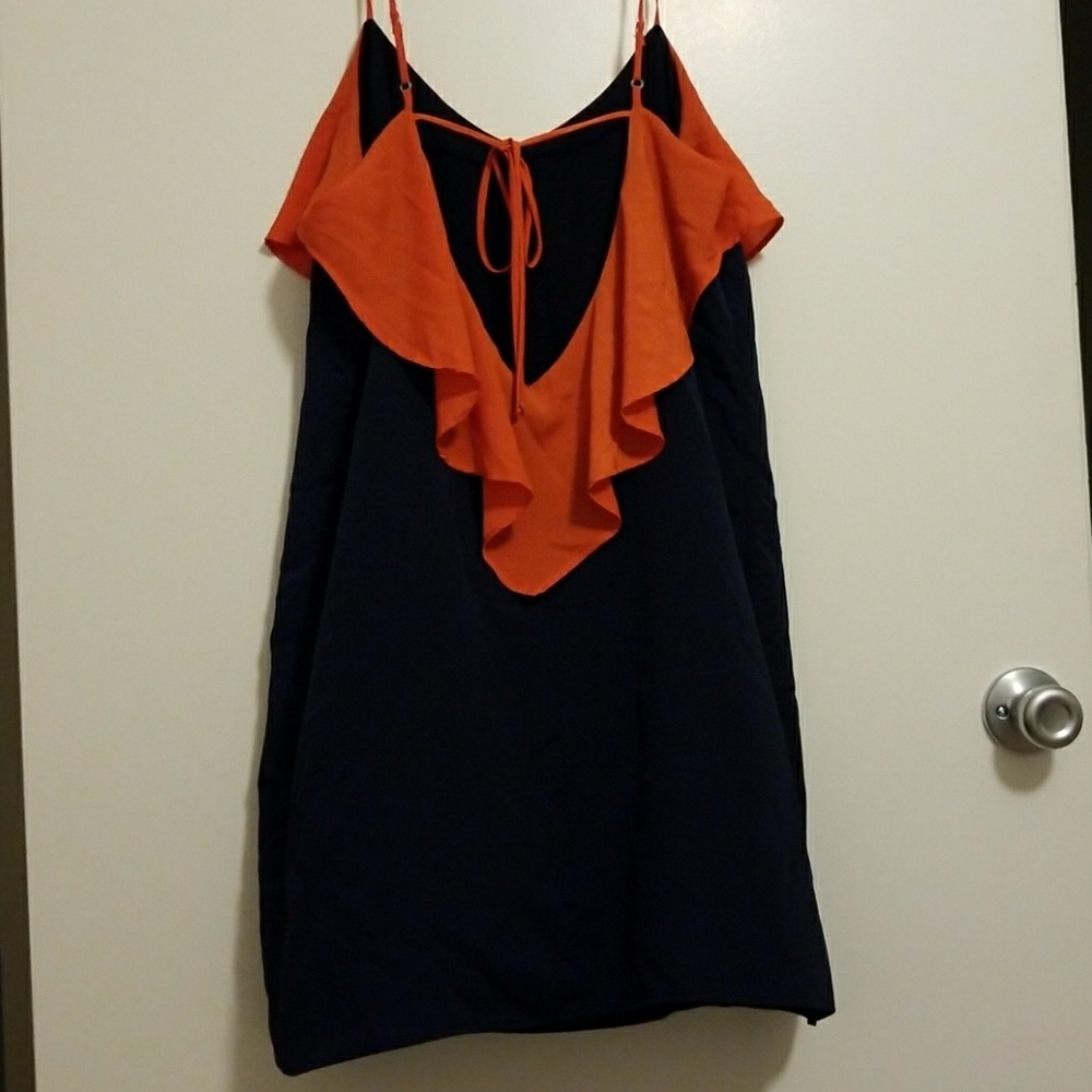 Open back mini dress