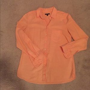 Pale orange button down